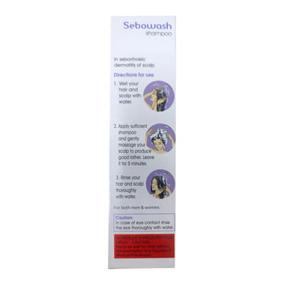 Sebowash Ph Balanced Bottle Of 125ml Shampoo
