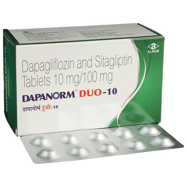 Dapanorm Duo 10mg Strip Of 10 Tablets