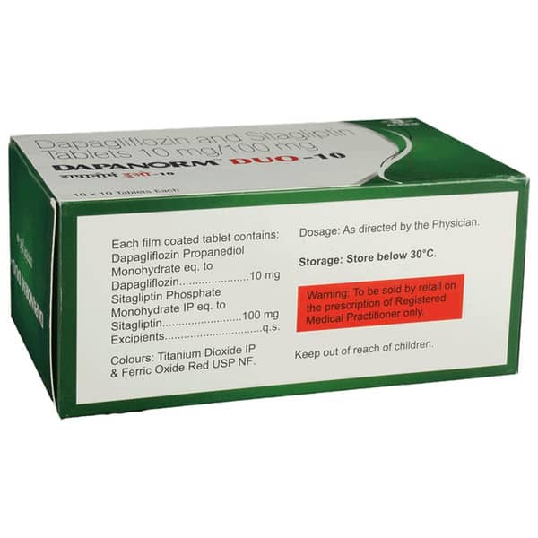 Dapanorm Duo 10mg Strip Of 10 Tablets