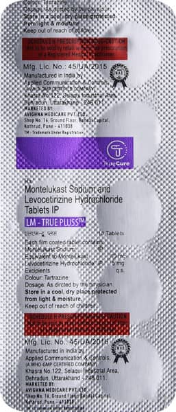 Lm True Pluss Strip Of 10 Tablets