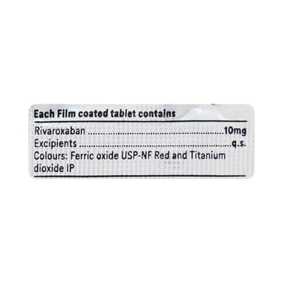Rivared 10mg Strip Of 10 Tablets