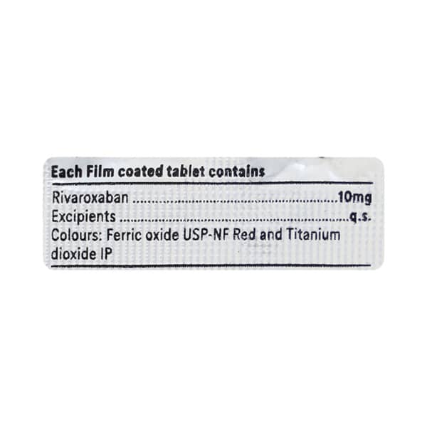 Rivared 10Mg Strip Of 10 Tablets
