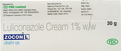 Zocon L 1% Tube Of 30gm Cream