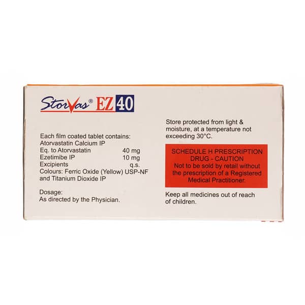 Storvas Ez 40mg Strip Of 10 Tablets