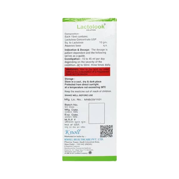 Lactolook Nf Sugar Free Bottle Of 200Ml Oral Solution
