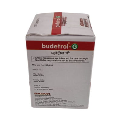 Budetrol G Bottle Of 30 Inhalation Capsules