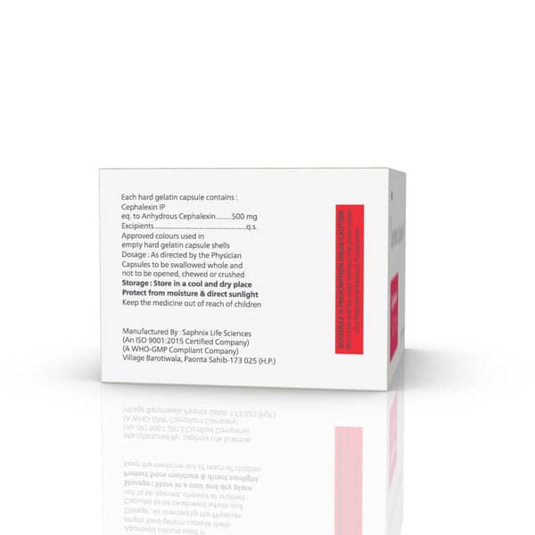 Cephawin 500mg Strip Of 10 Capsules