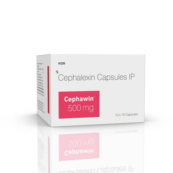 Cephawin 500mg Strip Of 10 Capsules