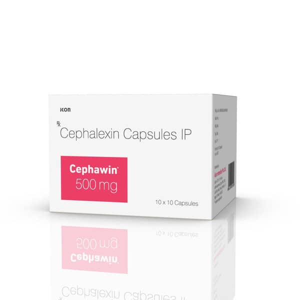 Cephawin 500mg Strip Of 10 Capsules