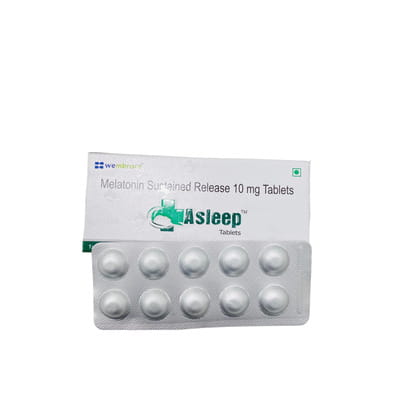 Asleep 10mg Strip Of 10 Tablets