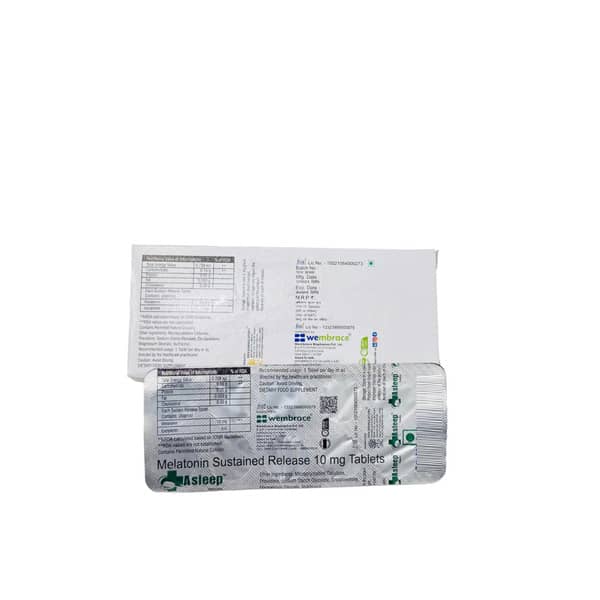 Asleep 10Mg Strip Of 10 Tablets