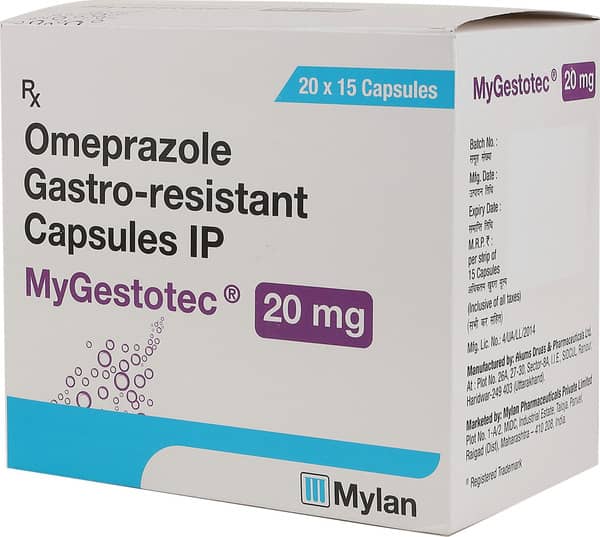 Mygestotec 20mg Strip Of 15 Capsules
