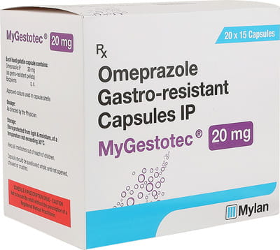 Mygestotec 20mg Strip Of 15 Capsules