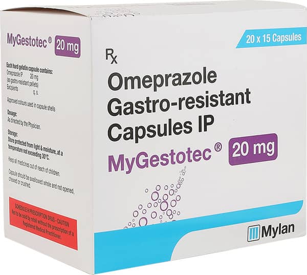 Mygestotec 20mg Strip Of 15 Capsules