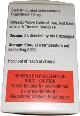 Regonat 40mg Bottle Of 28 Tablets