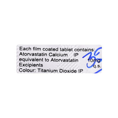 Lipitab 10mg Strip Of 15 Tablets