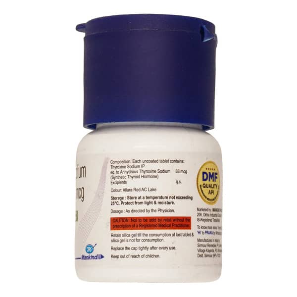 Thyroneed 88mcg Bottle Of 120 Tablets