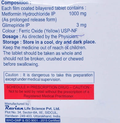 Enristas 3 Mf Strip Of 15 Tablets
