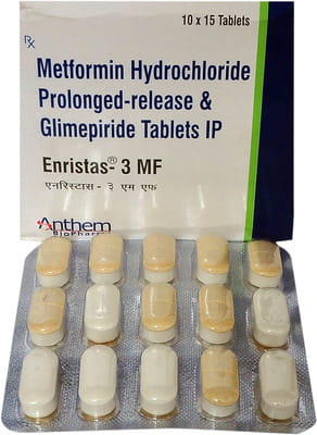 Enristas 3 Mf Strip Of 15 Tablets