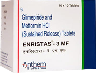 Enristas 3 Mf Strip Of 15 Tablets