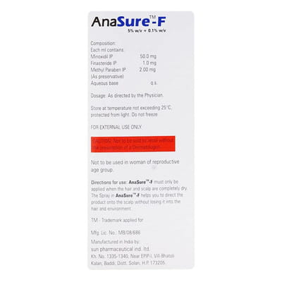 Anasure F Bottle Of 60ml Solution
