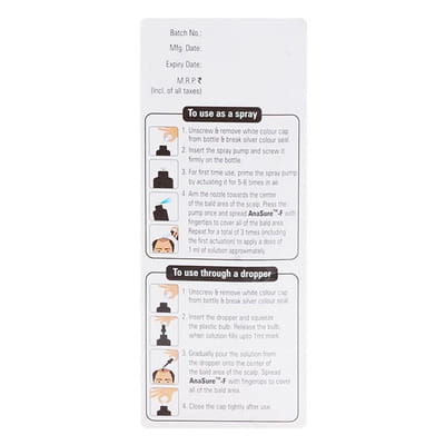 Anasure F Bottle Of 60ml Solution