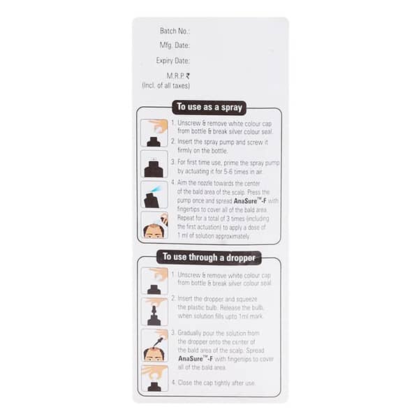 Anasure F Bottle Of 60ml Solution