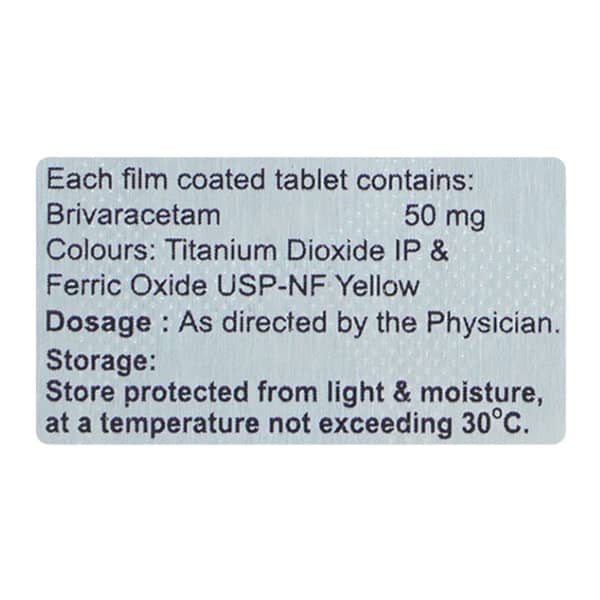 Bricet 50mg Strip Of 10 Tablets