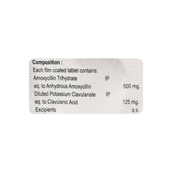 Clavozit 625Mg Lb Strip Of 6 Tablets