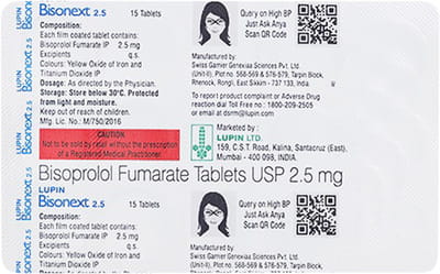 Bisonext 2.5mg Strip Of 15 Tablets