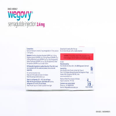 Wegovy 0.5mg Flextouch Pre Filled Pen Of 1.5ml Solution For Injection