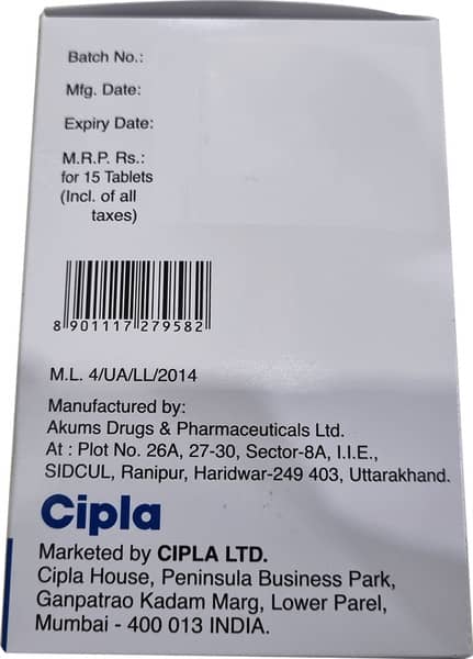 Amlopres Tl 80mg Strip Of 15 Tablets