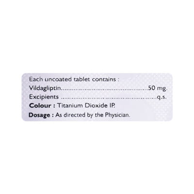 Vildact 50mg Strip Of 15 Tablets