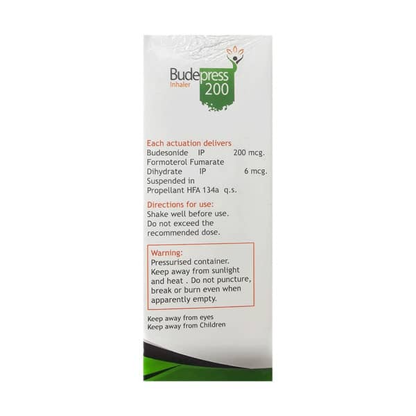 Budepress 6/200Mcg Cfc Free Box Of 120Md Metered Dose Inhaler