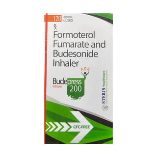 Budepress 6/200Mcg Cfc Free Box Of 120Md Metered Dose Inhaler