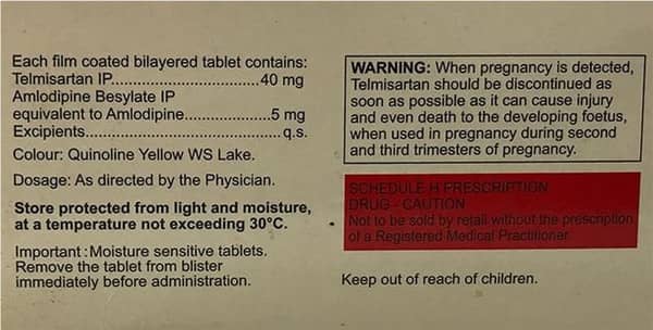 Tamica Am 40Mg Strip Of 10 Tablets