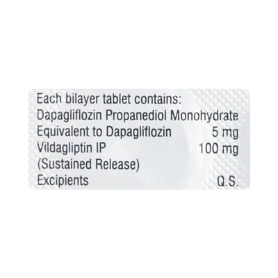 Dapabite Vd 5/100mg Strip Of 10 Tablets