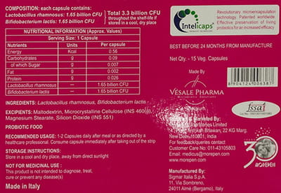 Intebact Strip Of 15 Capsules
