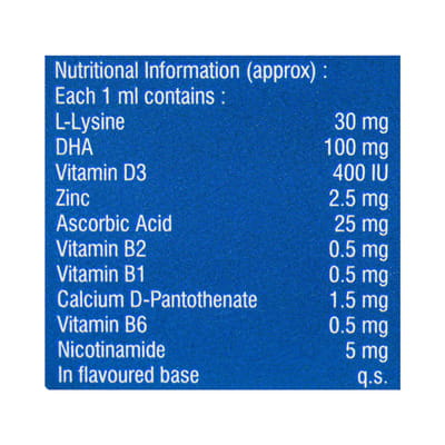 Wonfit Dha Orange Flavour Bottle Of 30ml Oral Drops