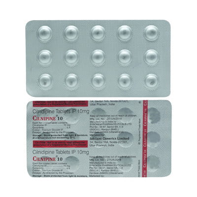 Cilnipine 10mg Strip Of 15 Tablets