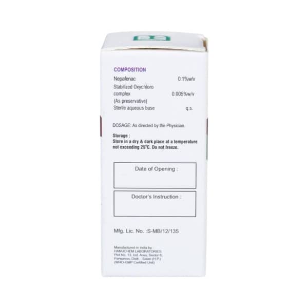 Nexanac Bottle Of 5Ml Ophthalmic Suspension