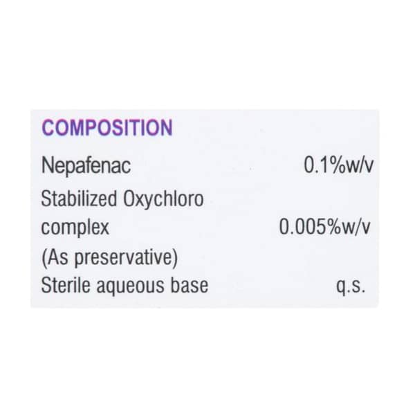 Nexanac Bottle Of 5Ml Ophthalmic Suspension