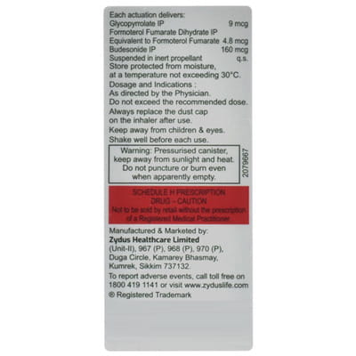 Forglyn Plus Box Of 120 Metered Dose Inhaler