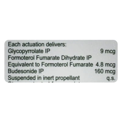 Forglyn Plus Box Of 120 Metered Dose Inhaler