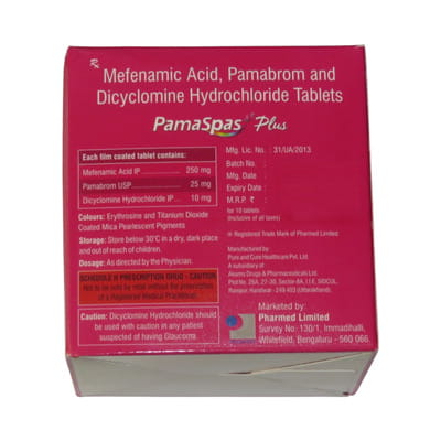 Pamaspas Plus Strip Of 10 Tablets
