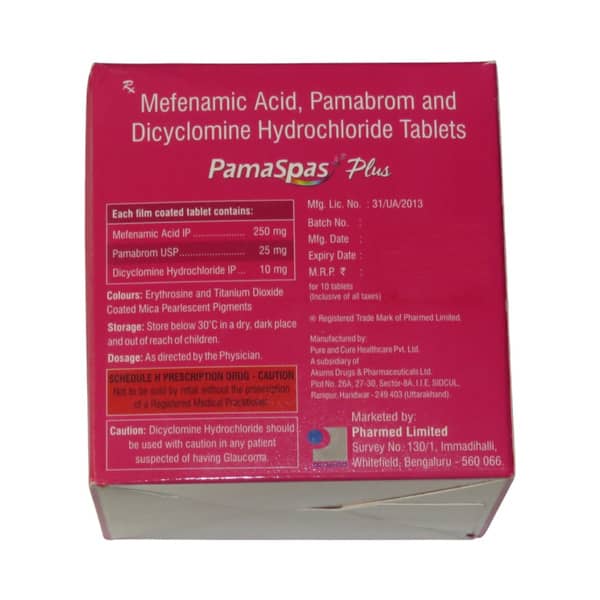 Pamaspas Plus Strip Of 10 Tablets