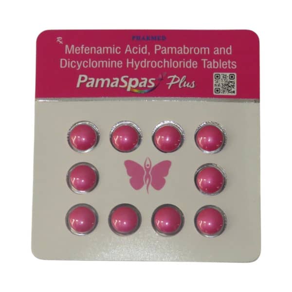 Pamaspas Plus Strip Of 10 Tablets