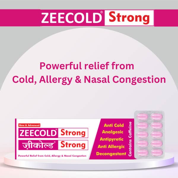 New And Advanced Zeecold Strong Strip Of 10 Tablets