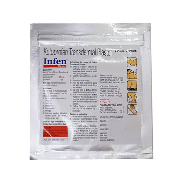 Infen 30mg Packet Of 7 Plasters