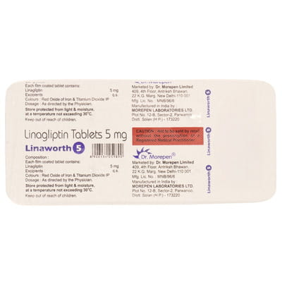 Linaworth 5 Strip Of 10 Tablets
